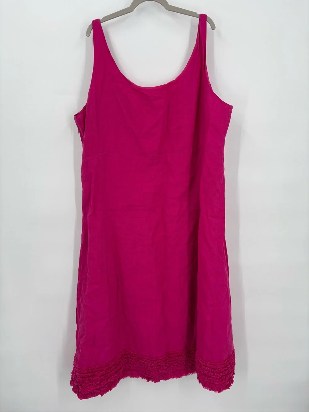 Eileen Fisher irish linen sleeveless midi dress - Picture 4 of 5